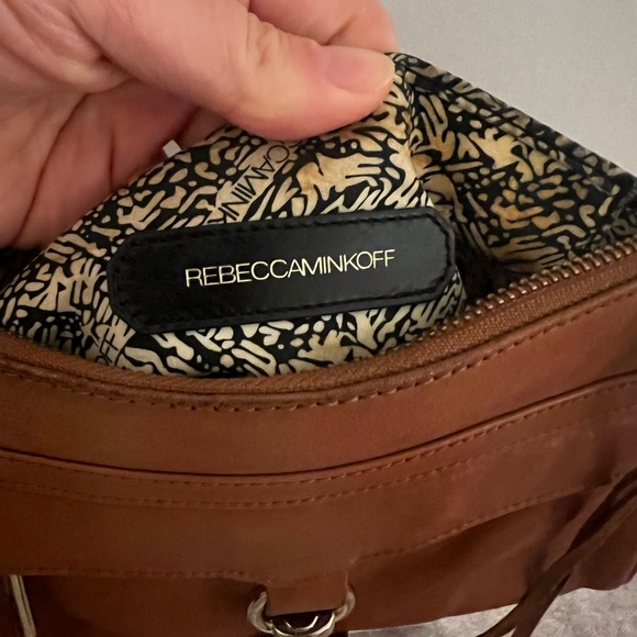 Rebecca Minkoff Mini Mac Crossbody- tan - Picture 2 of 3